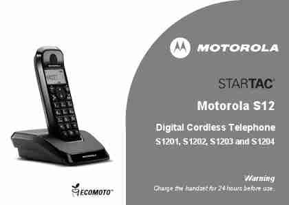 Motorola Cordless Telephone S1202-page_pdf